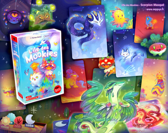 Boardgame Mookies Illustrations & Character design - Seppyo For Scorpion Masqué